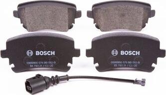 BOSCH 0 986 BB0 576 - Kit de plaquettes de frein, frein à disque cwaw.fr