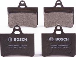 BOSCH 0 986 BB0 603 - Kit de plaquettes de frein, frein à disque cwaw.fr