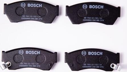 BOSCH 0 986 BB0 090 - Kit de plaquettes de frein, frein à disque cwaw.fr