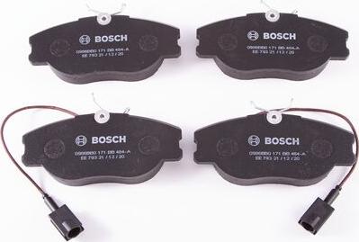 BOSCH 0 986 BB0 171 - Kit de plaquettes de frein, frein à disque cwaw.fr