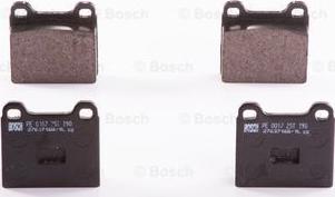 BOSCH 0 986 BB0 255 - Kit de plaquettes de frein, frein à disque cwaw.fr