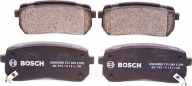 BOSCH 0 986 BB0 765 - Kit de plaquettes de frein, frein à disque cwaw.fr