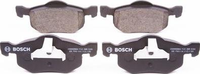 BOSCH 0 986 BB0 721 - Kit de plaquettes de frein, frein à disque cwaw.fr