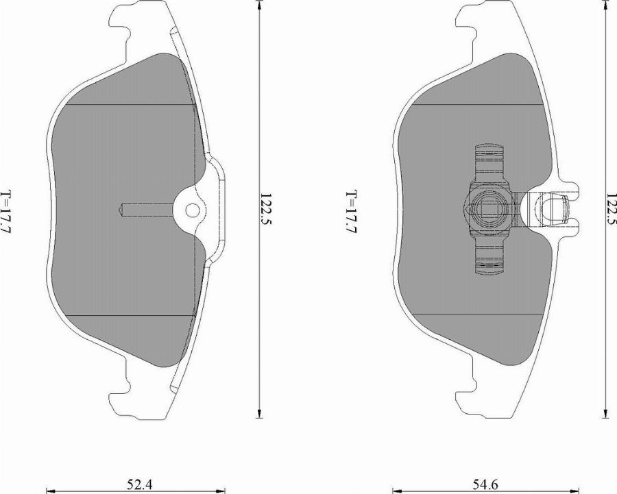 BOSCH 0986T11021 - Kit de plaquettes de frein, frein à disque cwaw.fr