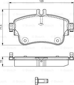 BOSCH 0 986 TB3 194 - Kit de plaquettes de frein, frein à disque cwaw.fr