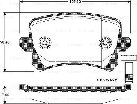 Valeo 604004 - Kit de plaquettes de frein, frein à disque cwaw.fr