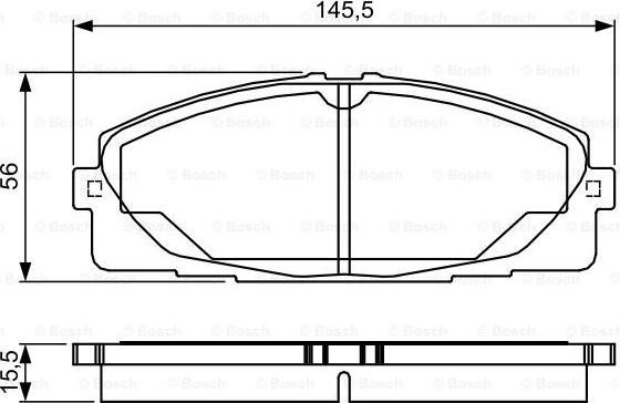 BOSCH 0 986 TB3 214 - Kit de plaquettes de frein, frein à disque cwaw.fr