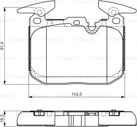 BOSCH 0 986 TB3 211 - Kit de plaquettes de frein, frein à disque cwaw.fr