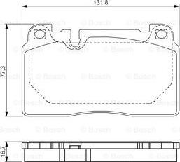 BOSCH 0 986 TB3 212 - Kit de plaquettes de frein, frein à disque cwaw.fr