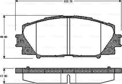 BOSCH 0 986 TB2 940 - Kit de plaquettes de frein, frein à disque cwaw.fr