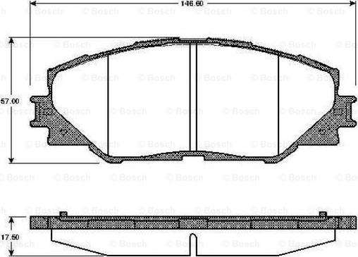 BOSCH 0 986 TB2 942 - Kit de plaquettes de frein, frein à disque cwaw.fr