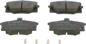 BOSCH 0 986 TB2 006 - Kit de plaquettes de frein, frein à disque cwaw.fr