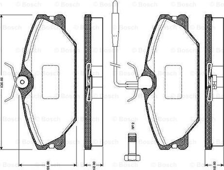 BENDIX 571476 - Kit de plaquettes de frein, frein à disque cwaw.fr