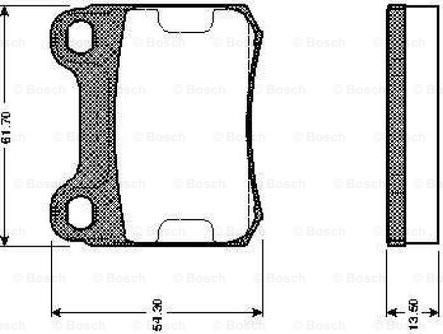 BOSCH 0 986 TB2 084 - Kit de plaquettes de frein, frein à disque cwaw.fr