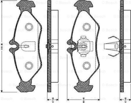 HELLA 8DB 355 008-341 - Kit de plaquettes de frein, frein à disque cwaw.fr