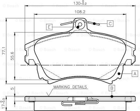 BOSCH 0 986 TB2 349 - Kit de plaquettes de frein, frein à disque cwaw.fr