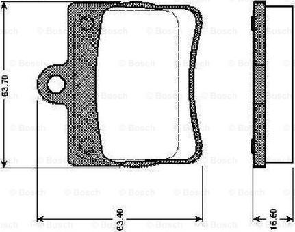 BENDIX 573053 - Kit de plaquettes de frein, frein à disque cwaw.fr