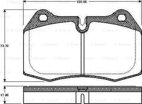 BENDIX 571852 - Kit de plaquettes de frein, frein à disque cwaw.fr