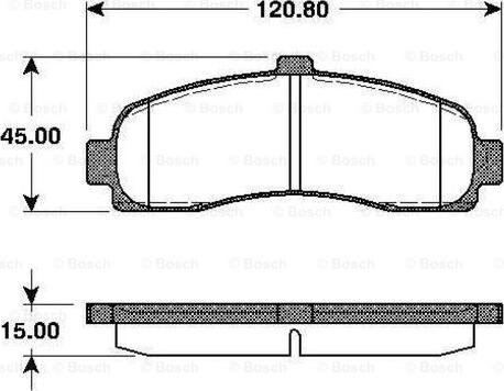 BOSCH 0 986 TB2 239 - Kit de plaquettes de frein, frein à disque cwaw.fr