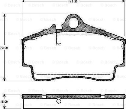 BOSCH 0 986 TB2 765 - Kit de plaquettes de frein, frein à disque cwaw.fr