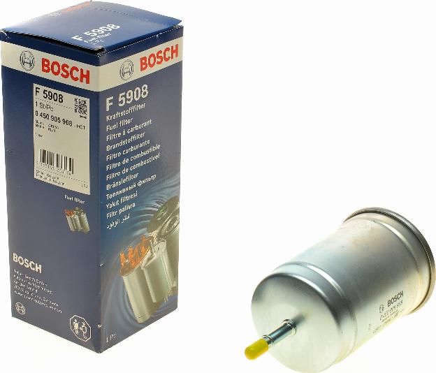 BOSCH 0 450 905 908 - Filtre à carburant cwaw.fr