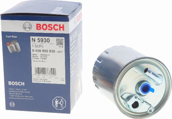 BOSCH 0 450 905 930 - Filtre à carburant cwaw.fr