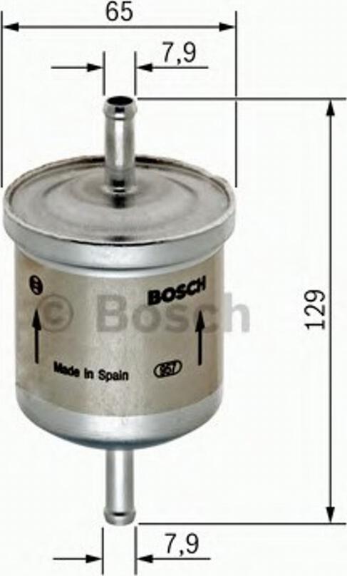 BOSCH 0450905974 - Filtre à carburant cwaw.fr