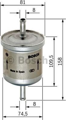 BOSCH 0 450 905 095 - Filtre à carburant cwaw.fr