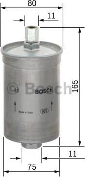 BOSCH 0 450 905 281 - Filtre à carburant cwaw.fr