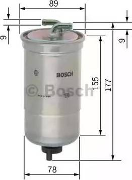 BOSCH 0 450 906 440 - Filtre à carburant cwaw.fr