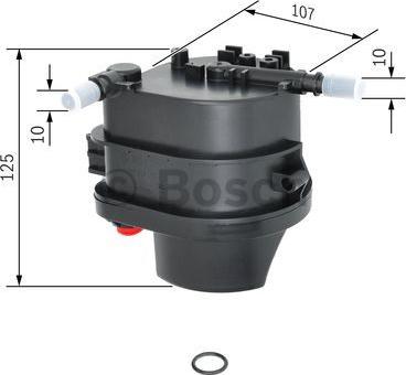 BOSCH 0 450 907 007 - Filtre à carburant cwaw.fr