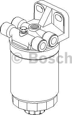 BOSCH 0 450 133 176 - Filtre à carburant cwaw.fr