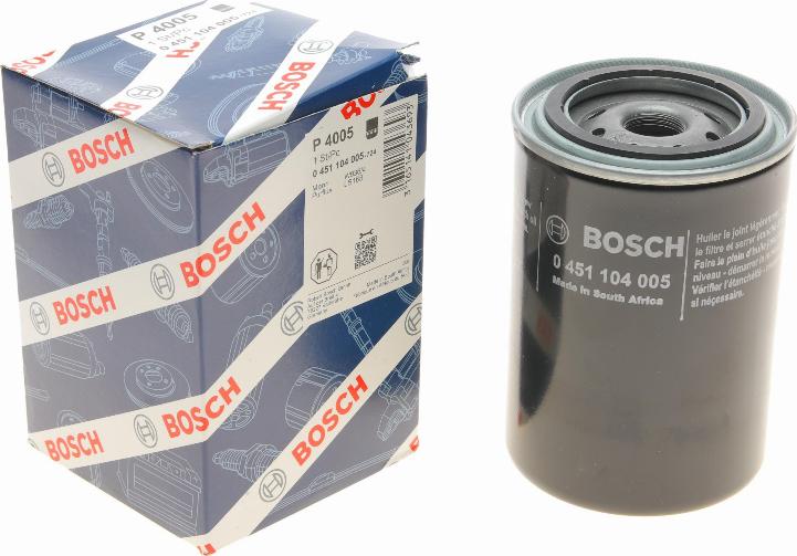 BOSCH 0 451 104 005 - Filtre à huile cwaw.fr