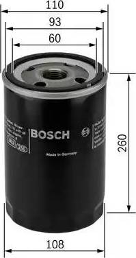 BOSCH 0 451 104 018 - Filtre à huile cwaw.fr