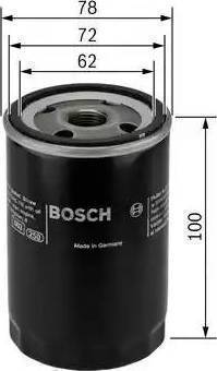 BOSCH 0451103283 - Filtre à huile cwaw.fr