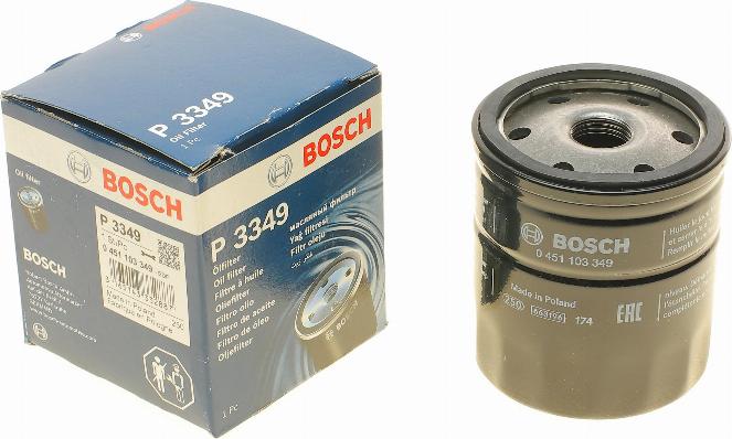 BOSCH 0 451 103 349 - Filtre à huile cwaw.fr