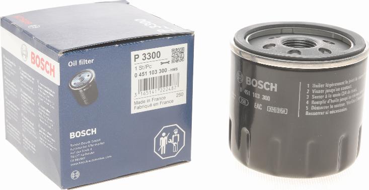 BOSCH 0451103300 - Filtre à huile cwaw.fr