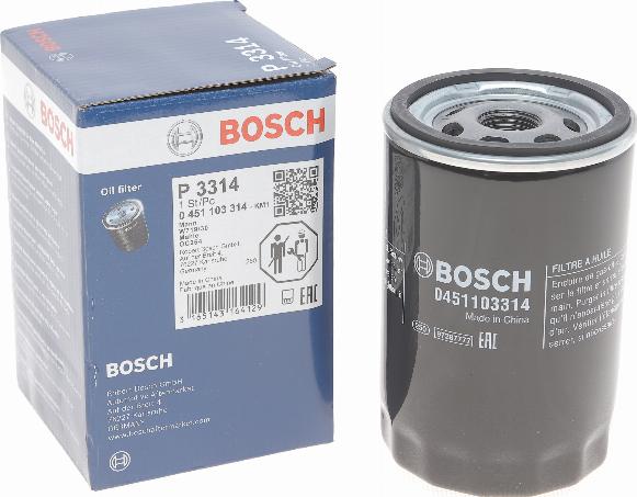 BOSCH 0 451 103 314 - Filtre à huile cwaw.fr