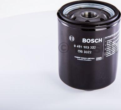 BOSCH 0 451 103 322 - Filtre à huile cwaw.fr