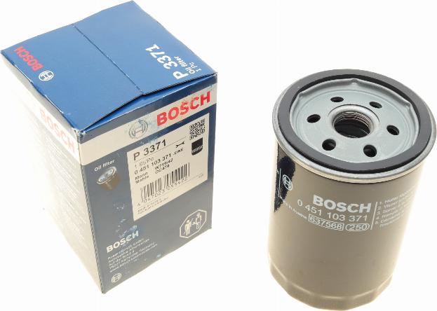 BOSCH 0 451 103 371 - Filtre à huile cwaw.fr