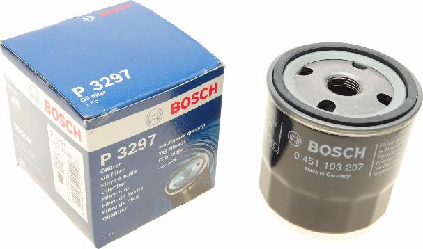 BOSCH 0 451 103 297 - Filtre à huile cwaw.fr