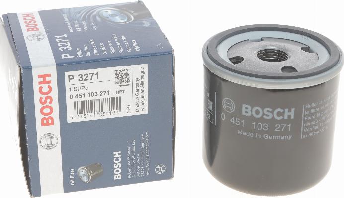 BOSCH 0 451 103 271 - Filtre à huile cwaw.fr