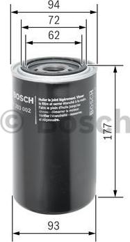 BOSCH 0 451 203 002 - Filtre à huile cwaw.fr