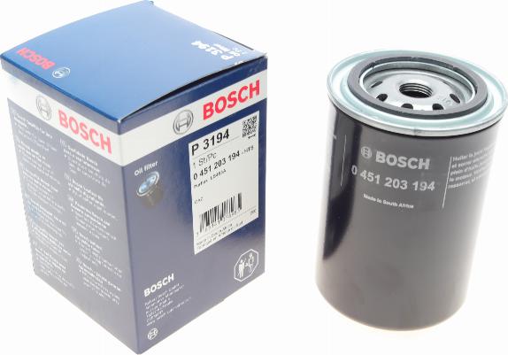 BOSCH 0 451 203 194 - Filtre à huile cwaw.fr