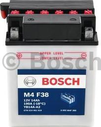 BOSCH 0 092 M4F 380 - Batterie de démarrage cwaw.fr