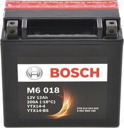 BOSCH 0 092 M60 180 - Batterie de démarrage cwaw.fr