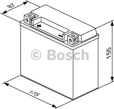 BOSCH 0 092 M60 240 - Batterie de démarrage cwaw.fr