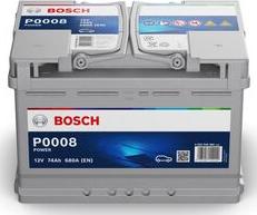 BOSCH 0 092 P00 080 - Batterie de démarrage cwaw.fr