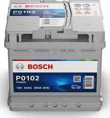 BOSCH 0 092 P01 020 - Batterie de démarrage cwaw.fr