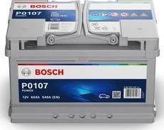 BOSCH 0 092 P01 070 - Batterie de démarrage cwaw.fr